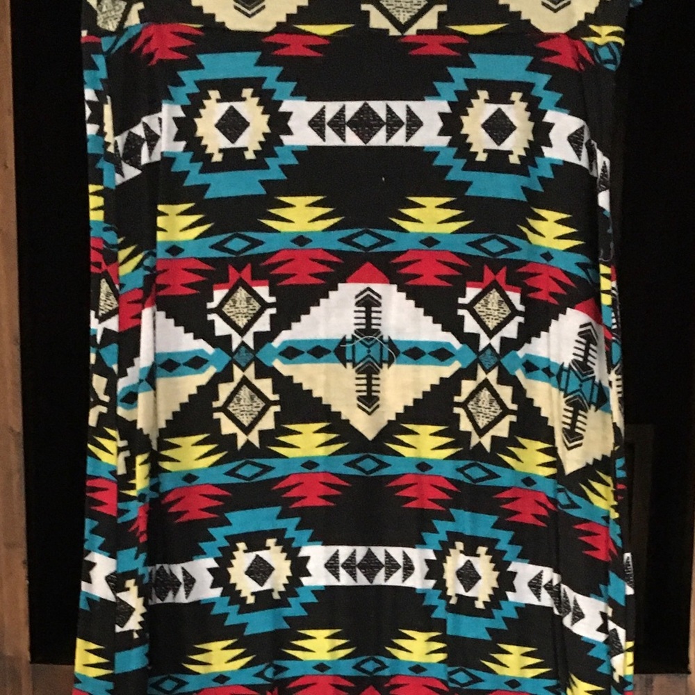 Maxi Aztec Skirt